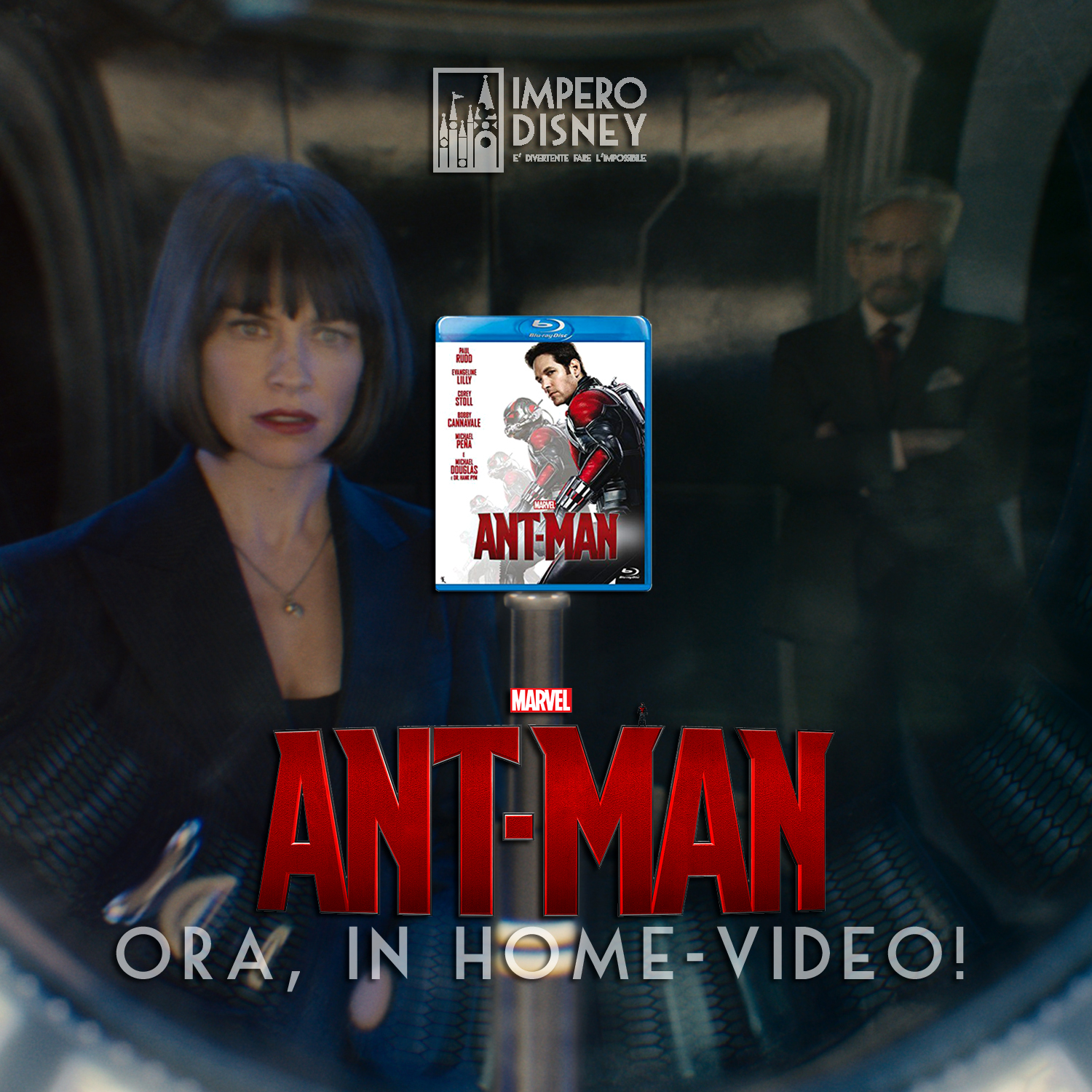 Ant-Man Home Video IMpero Disney Scritta Logo